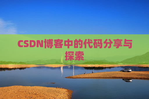 CSDN博客中的代码分享与探索
